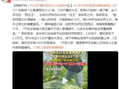 120斤重的“西瓜王”1元起拍,引起网友热议!